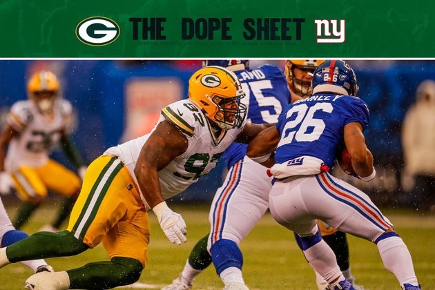 Dope Sheet: Packers travel East to take on the Steelers