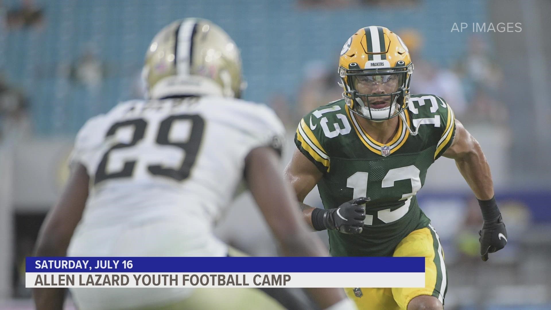 Packers' Allen Lazard to host youth football camp this weekend