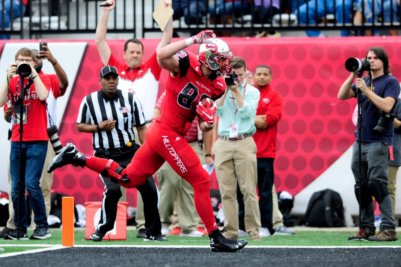 NFL Pro Day Results WKU tight end Tyler Higbee impresses despite not