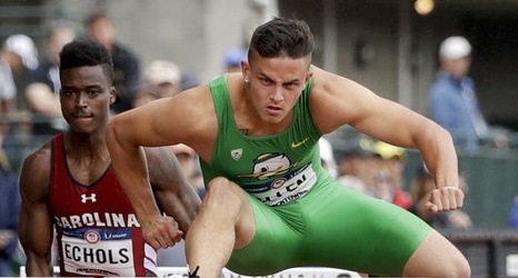 Oregon's Devon Allen advances easily in 110 hurdles at U.S. Olympic trials