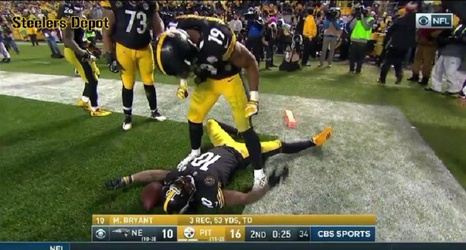 juju standing over burfict shirt