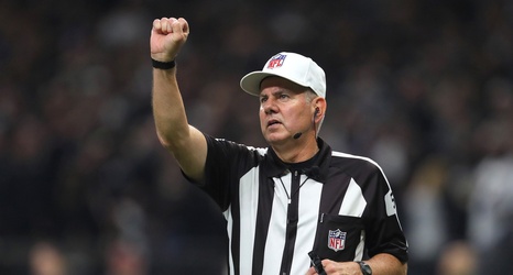 Ref from blown RamsSaints nocall got heckled working a college