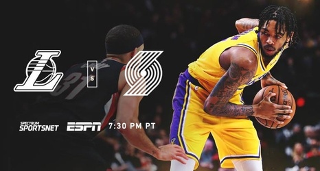 blazers lakers play by play