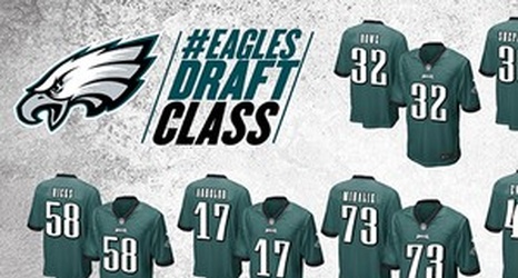 eagles jersey numbers