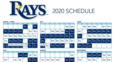 Tampa Bay Rays release 2018 schedule - DRaysBay