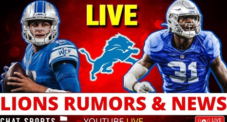 Detroit Lions Free Agency and NFL Draft Latest News & Rumors Livestream 