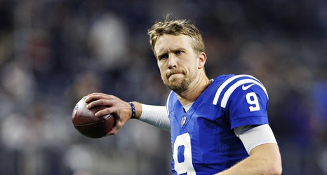 Nick Foles now starting for the Colts, at least one week too late