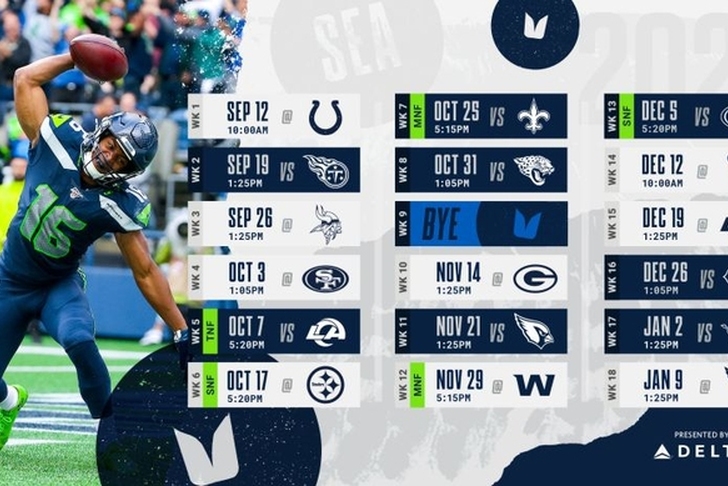 Printable 2021-2022 Seattle Seahawks Schedule