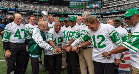 Joe Namath, Jets celebrate 50th anniversary of Super Bowl season 