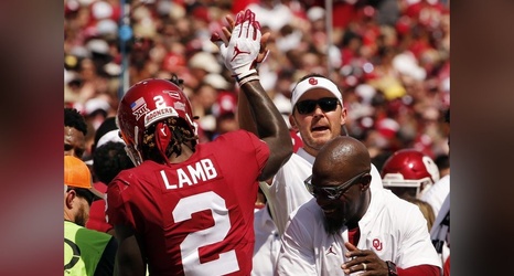 Photos: Hauling it in! Cowboys' CeeDee Lamb makes a catch for a