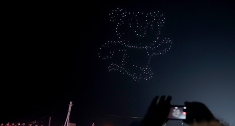 olympic drone light show