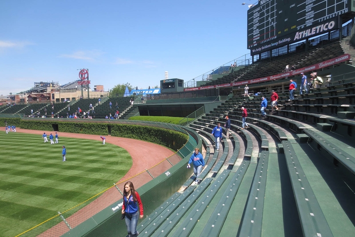 wrigley field bleacher view