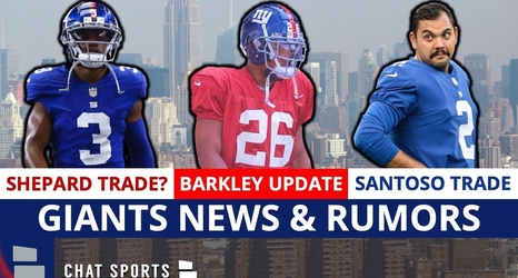 NY Giants News & Rumors: Sterling Shepard Trade? Saquon Barkley Injury  Update + Ryan Santoso Traded