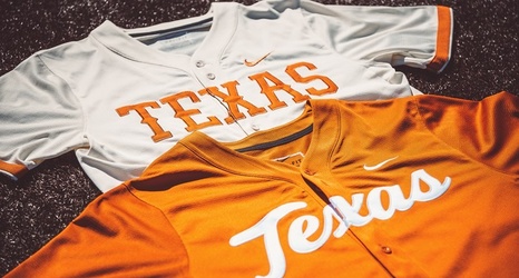 Nike Texas Longhorns Replica Baseball Jersey - Burnt Orange