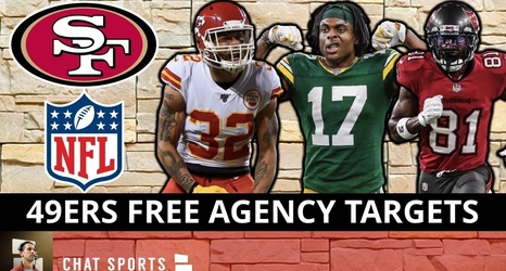 49ers Free Agency Rumors: Top 2022 NFL Free Agent Targets; JC Jackson,  Davante Adams, Tyrann Mathieu