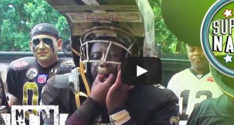 Who is Saints superfan Whistle Monsta - Axios New Orleans