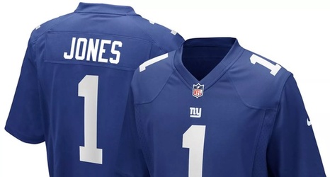 New York Giants NFL Draft rookie jerseys