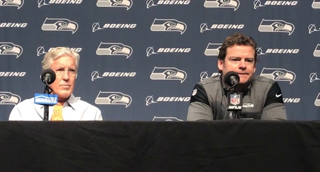 GM John Schneider, Coach Pete Carroll Before Seahawks 2018 Draft | The ...