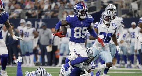 Giants' Kadarius Toney throws punch in dust-up with Cowboys' Damontae Kazee