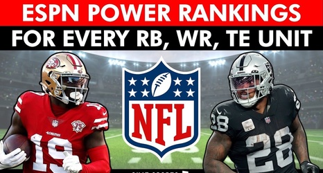 NFL Rumors: Reacting To ESPN's NFL Power Rankings For WR, TE, RB From Worst  To First