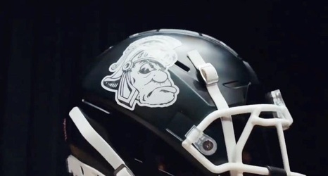 Michigan State Football Unveils Long Desired Gruff Sparty Helmet