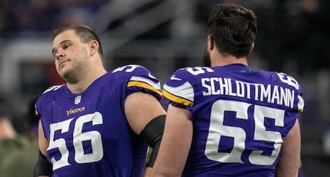 Center Garrett Bradbury out again as the Vikings face a heavy-blitzing  Packers team