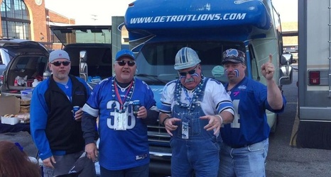 Fan-demonium! Inside pumped-up Lions tailgate scene at Eastern Market