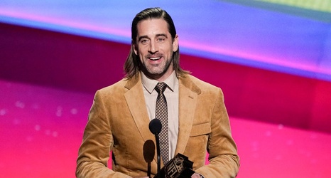 Packers quarterback Aaron Rodgers' corduroy suit at 'NFL Honors