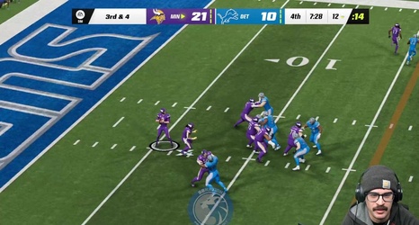 Detroit Lions vs. Minnesota Vikings Madden 22 simulation LIVE