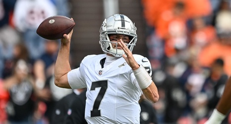 Raiders Rumors: Aidan O'Connell Named QB1 vs. Chargers with Jimmy