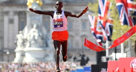 marathon london eliud fastest kipchoge wins second ever