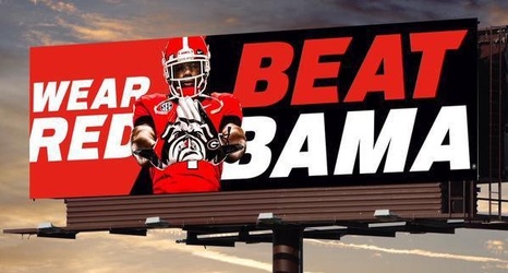 Georgia Unveils Billboards Ahead Of Saturday’s Game Vs. Alabama