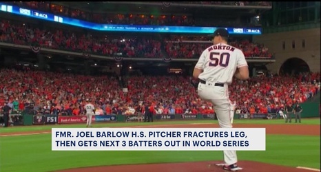 Joel Barlow alum Charlie Morton out of Braves' World Series lineup due to  leg injury