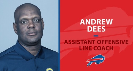 bills dees offensive assistant coach andrew line name buffalo