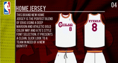 cleveland cavaliers jersey concept