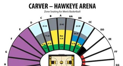 Carver Hawkeye Seating Chart