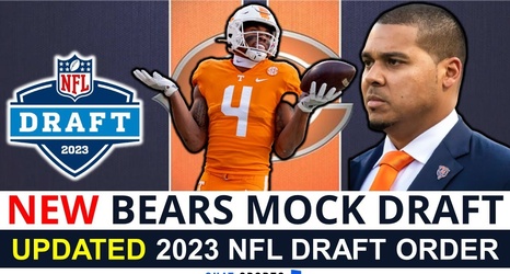 Chicago Bears Mock Draft With UPDATED 2023 NFL Draft Order: OFFENSE or  DEFENSE in Round 1?