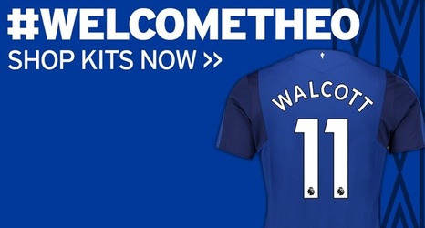 walcott jersey number