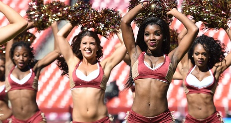 PHOTOS: Cheerleaders Warm Up For Steelers