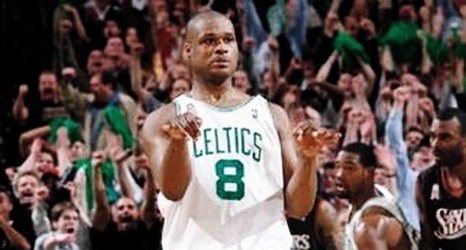 KEMBA / ANTOINE WALKER #8 Boston Celtics REEBOK NBA WHITE/GREEN