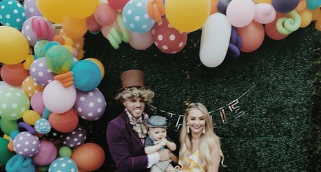 Braves' Freddie Freeman threw his son Charlie a Willy Wonka-themed