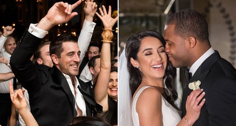 Aaron Rodgers Partied His Face Off At Randall Cobb's Wedding