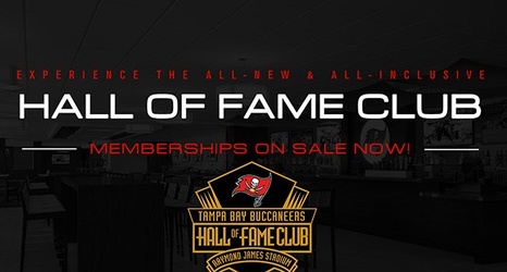 Hall of Fame Club  Tampa Bay Buccaneers Tickets