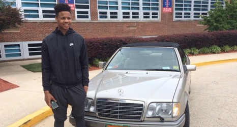 Here’s a photo of Markelle Fultz with Red’s old Mercedes