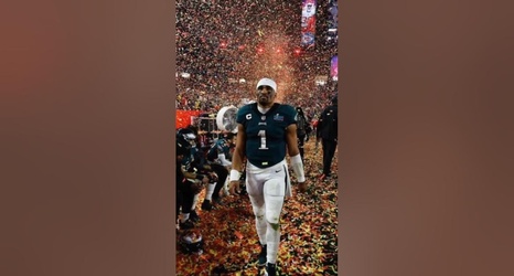 Jalen Hurts' iPhone background appears to be picture from Eagles' Super  Bowl loss – NBC Sports Philadelphia