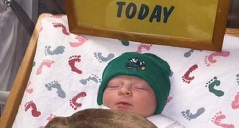 notre dame infant beanie