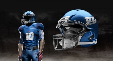 Giants wearing Color Rush uniforms on Sunday