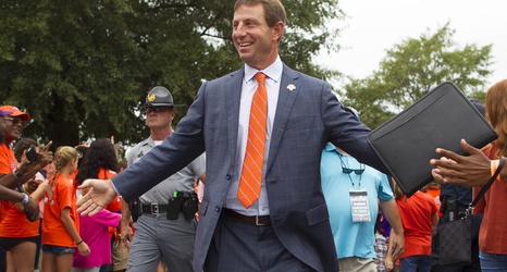 swinney paid highest coach second football college