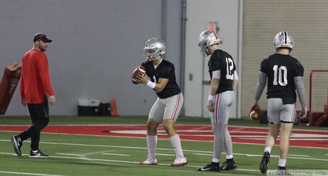 ohio state football practice spring warriors observations eleven march