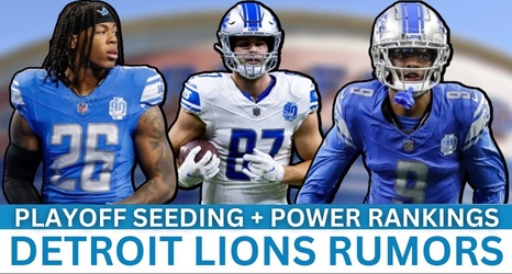 Detroit Lions Rumors: Top Playoff Seed Still In Play, Lions RISE In NFL ...